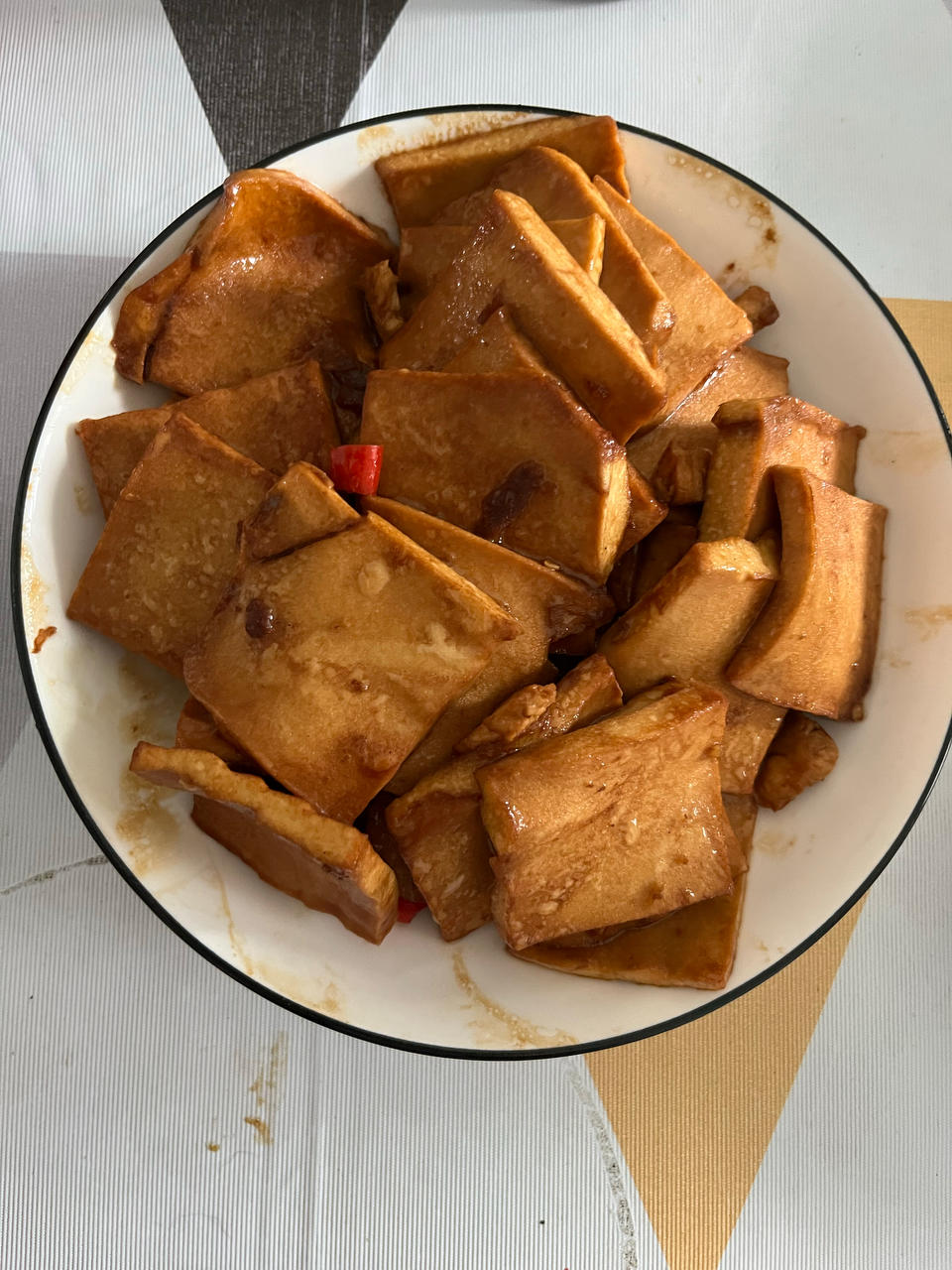 干锅千叶豆腐，千页豆腐