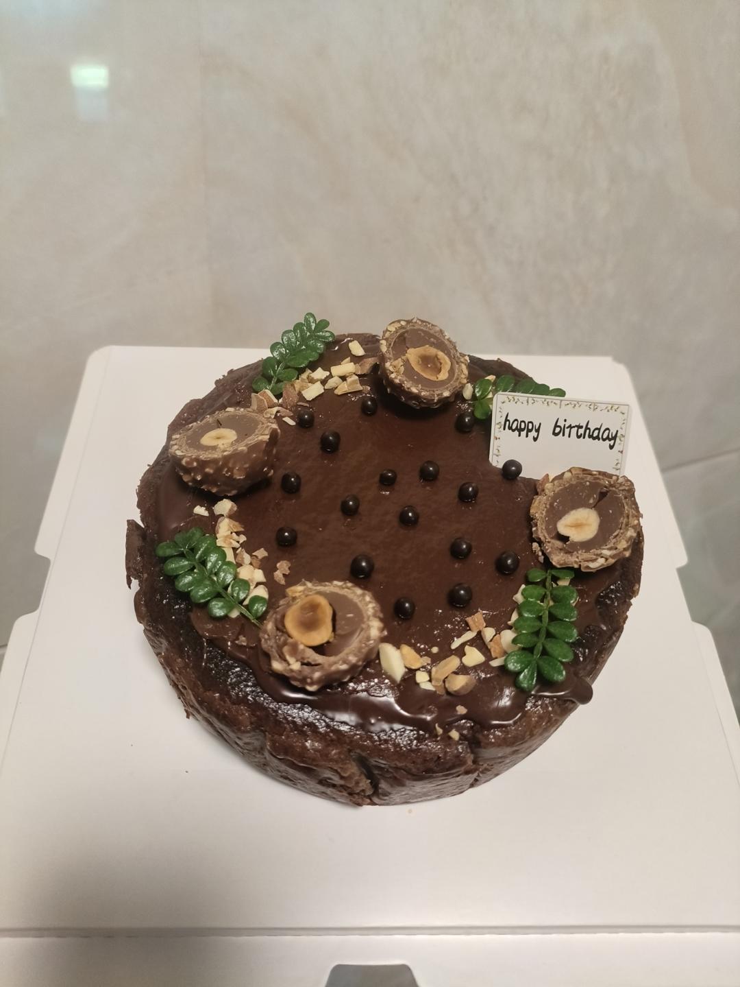 巧克力巴斯克蛋糕