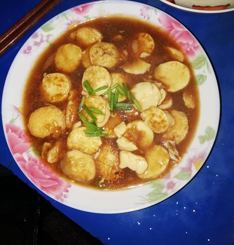 酱汁日本豆腐，炒鸡下饭