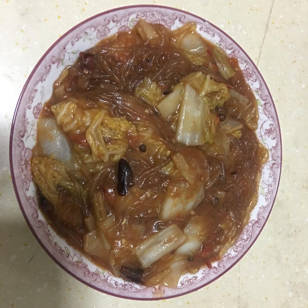 猪肉白菜炖粉条