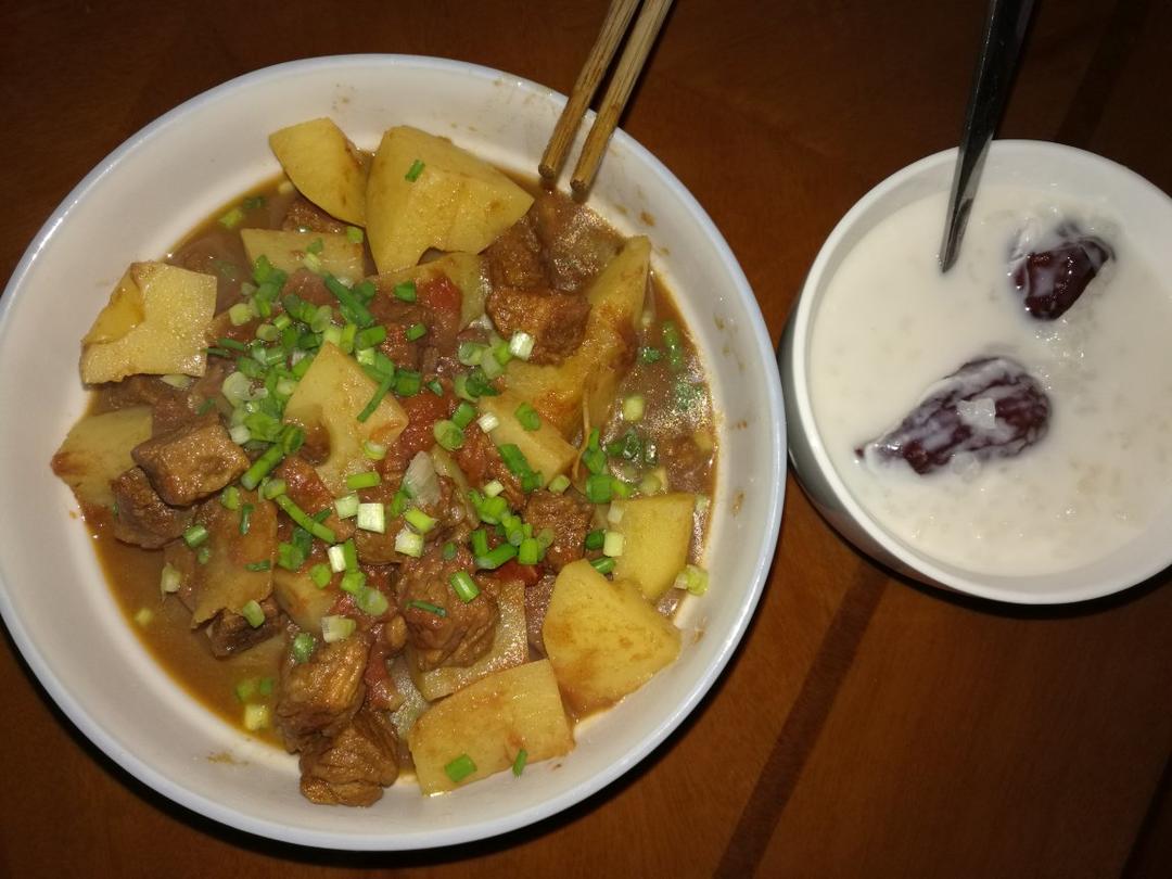 土豆炖牛肉