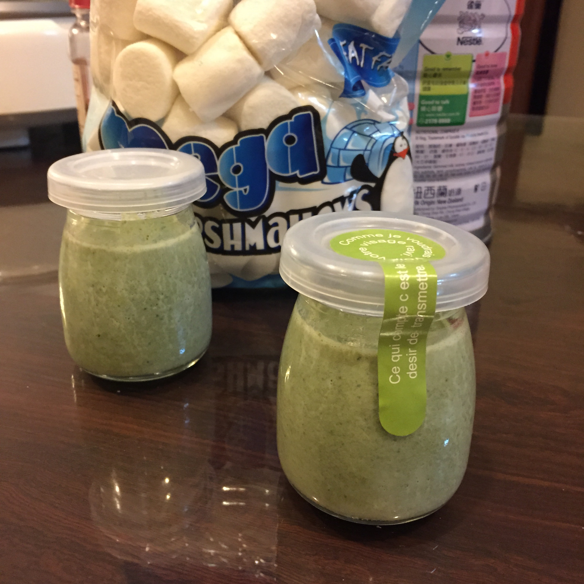 棉花糖抹茶布丁