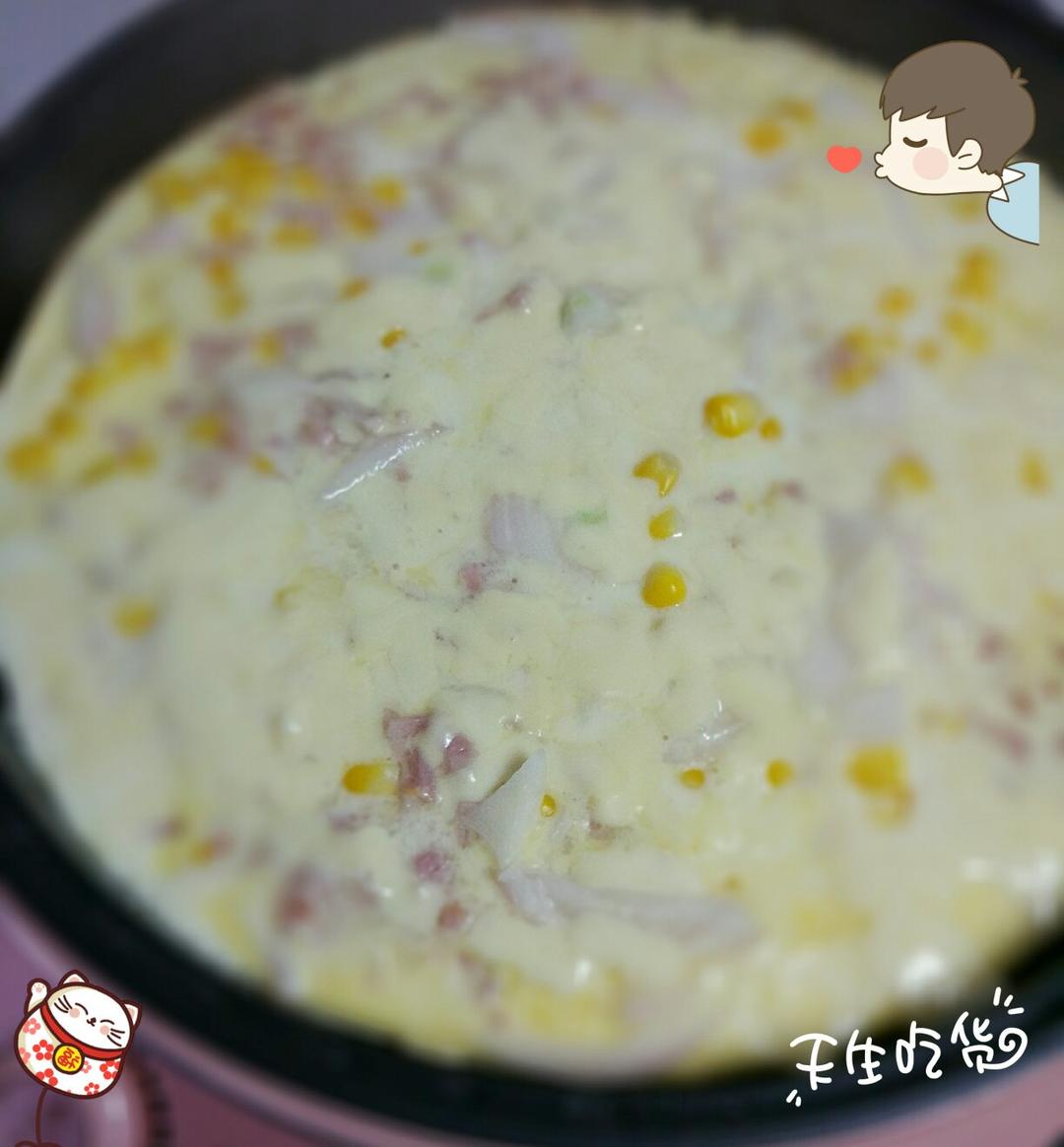 快手早餐～芝士五彩煎蛋