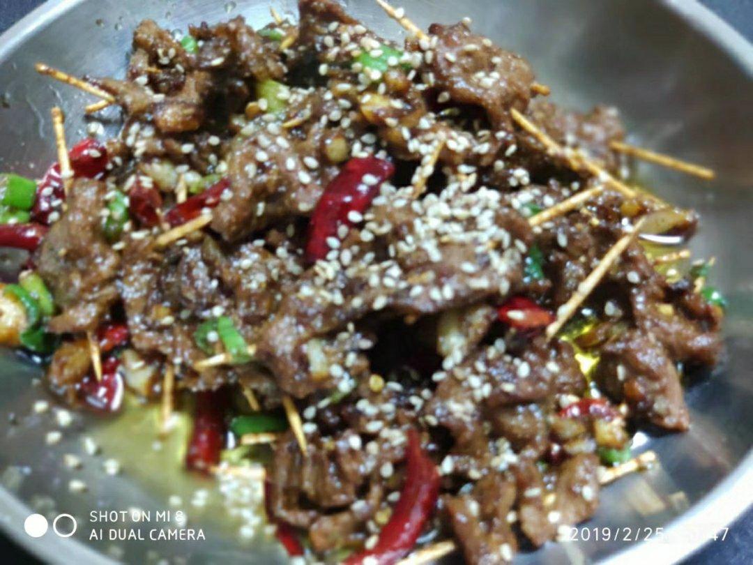 牙签牛肉 道地湖南味