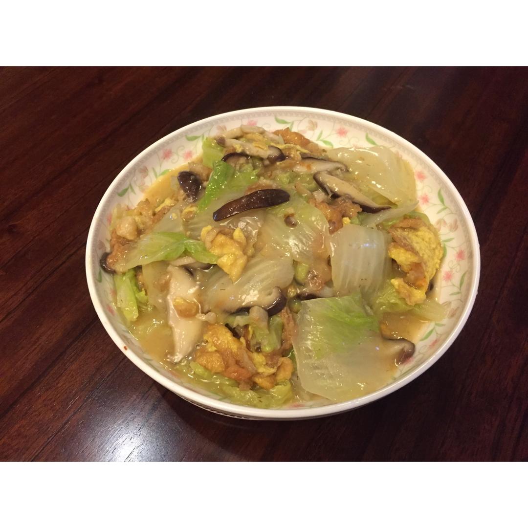 蛋酥白菜卤