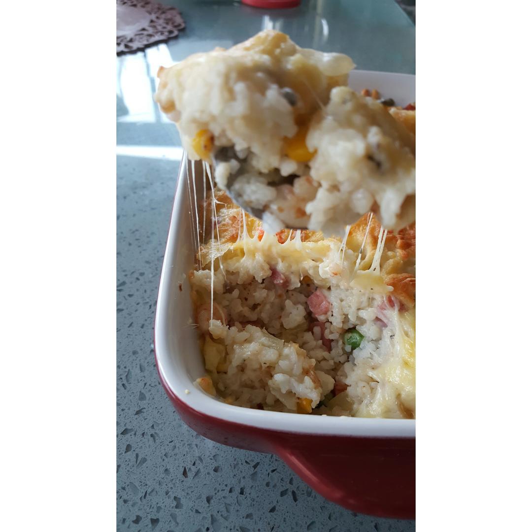 番茄鸡肉浓情焗饭【两人份】
