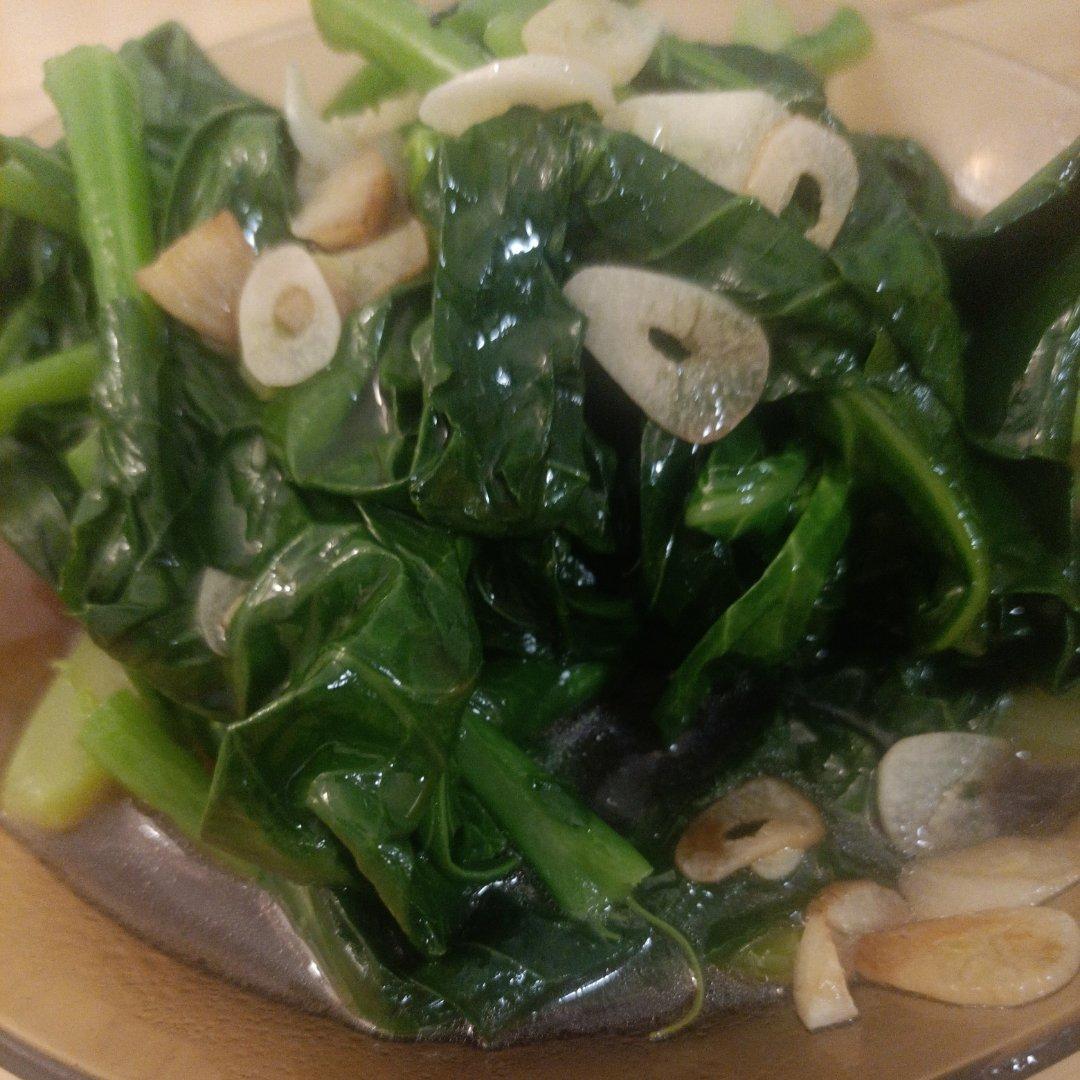 蚝油芥蓝，改刀后的比不改刀好吃百倍