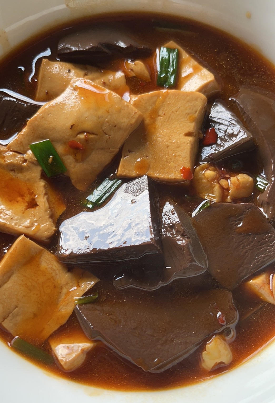 鸭血豆腐