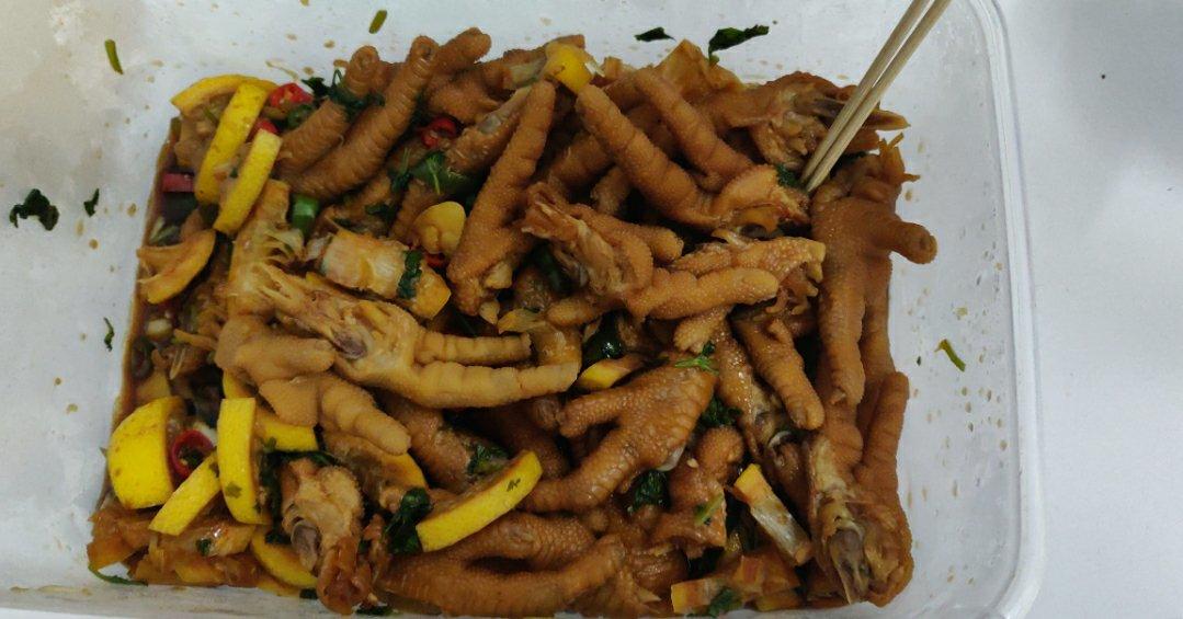 网红柠檬酸辣鸡爪