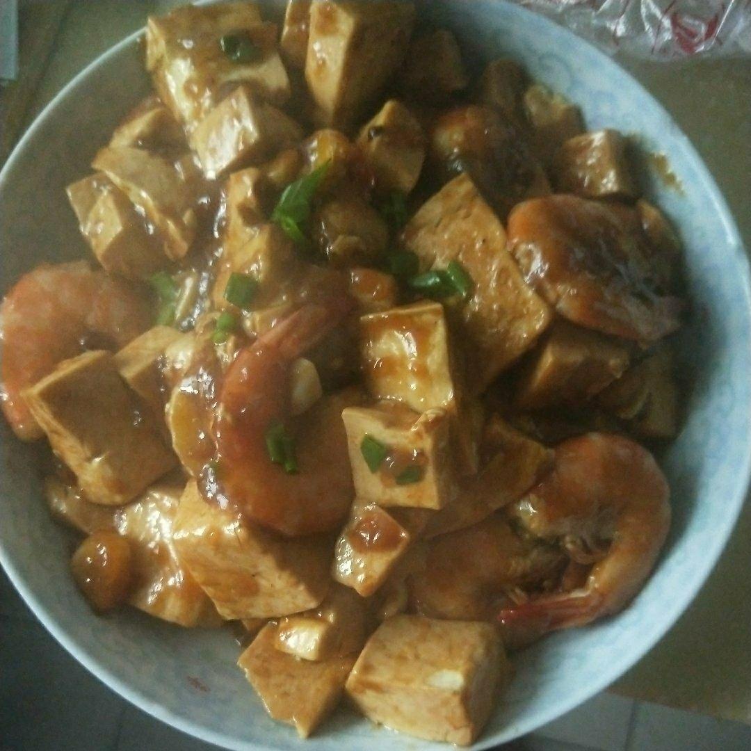 虾仁豆腐