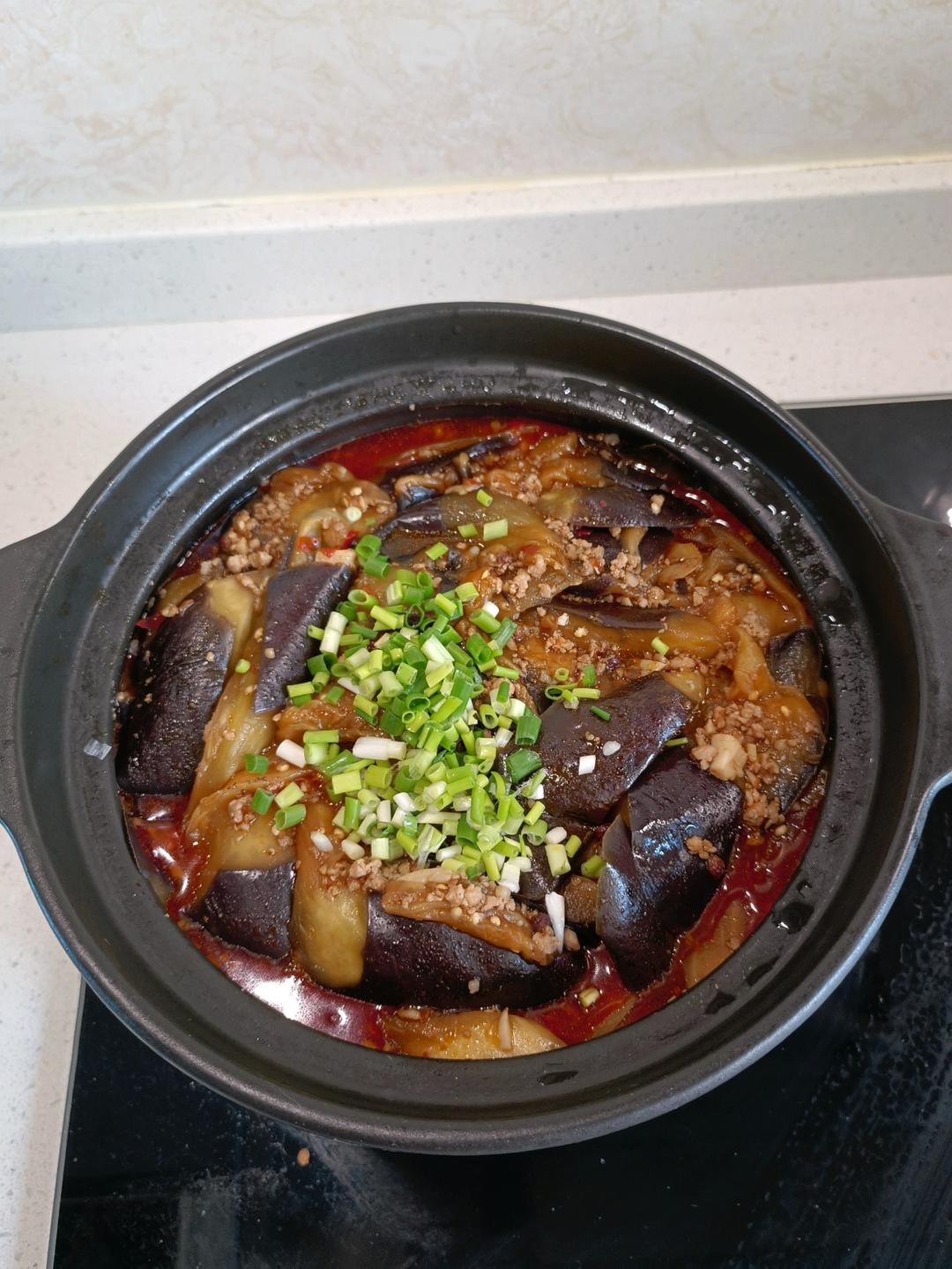 鱼香茄子煲 不用油炸 不用盐腌