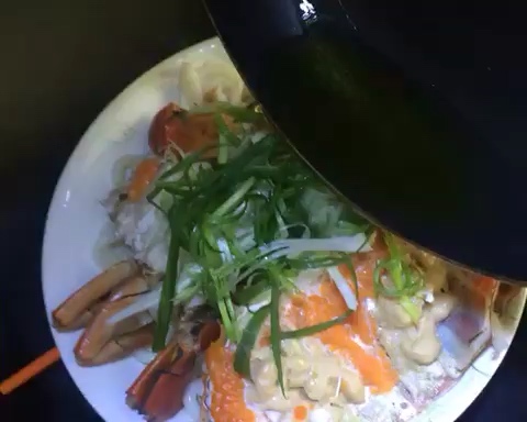 #潮菜#乌冬面蒸膏蟹的做法 步骤6