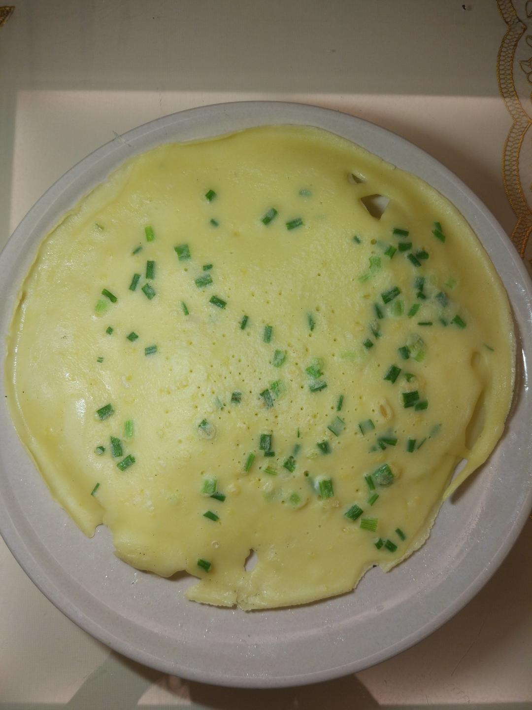 葱花蛋饼（快手营养早餐）