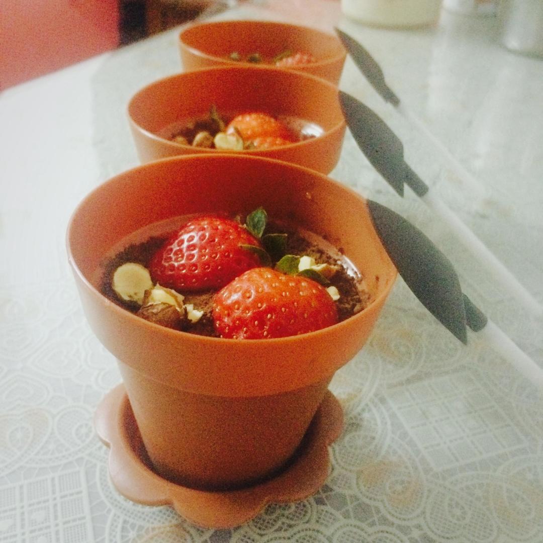 草莓奶冻盆栽🍓