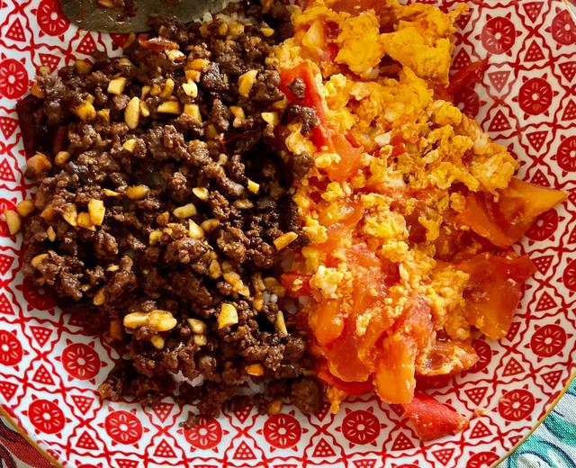 十分钟牛肉花生拌饭酱的做法