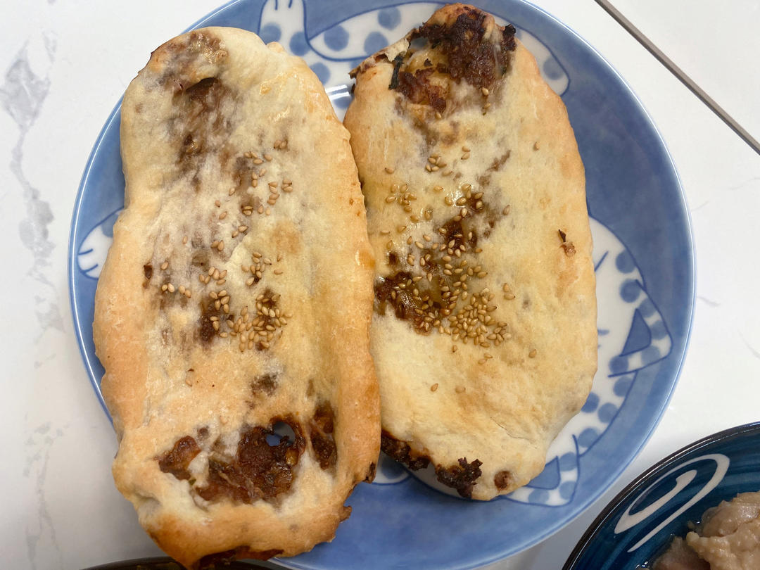 烤箱版鲜肉锅盔