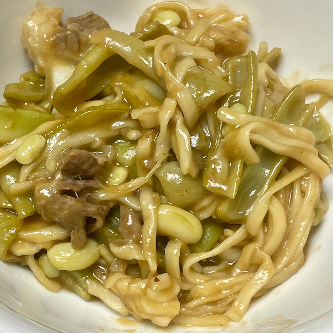 豆角焖面