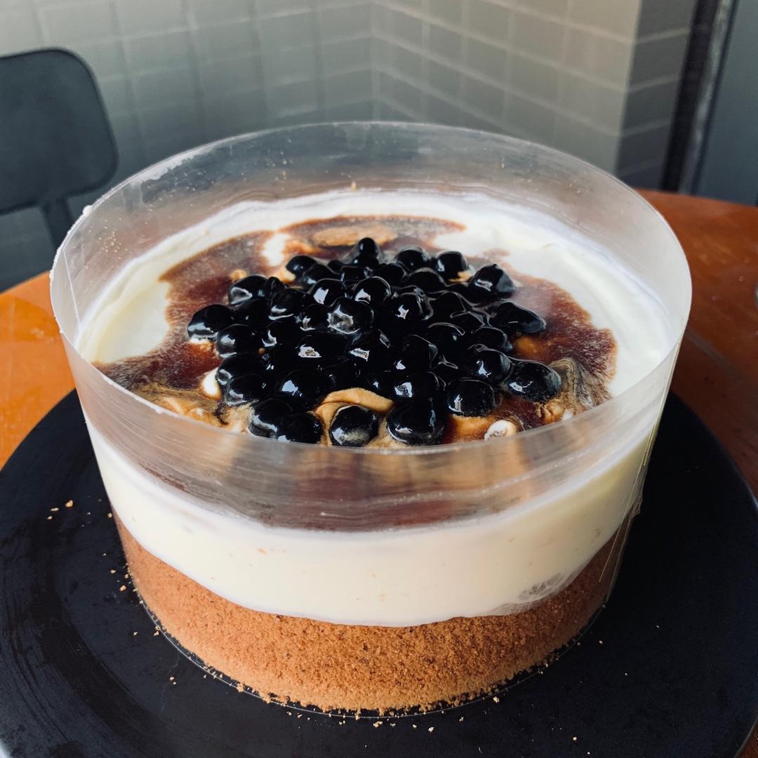 潮汕妹杰奎琳做的珍珠奶茶爆浆蛋糕(6寸)