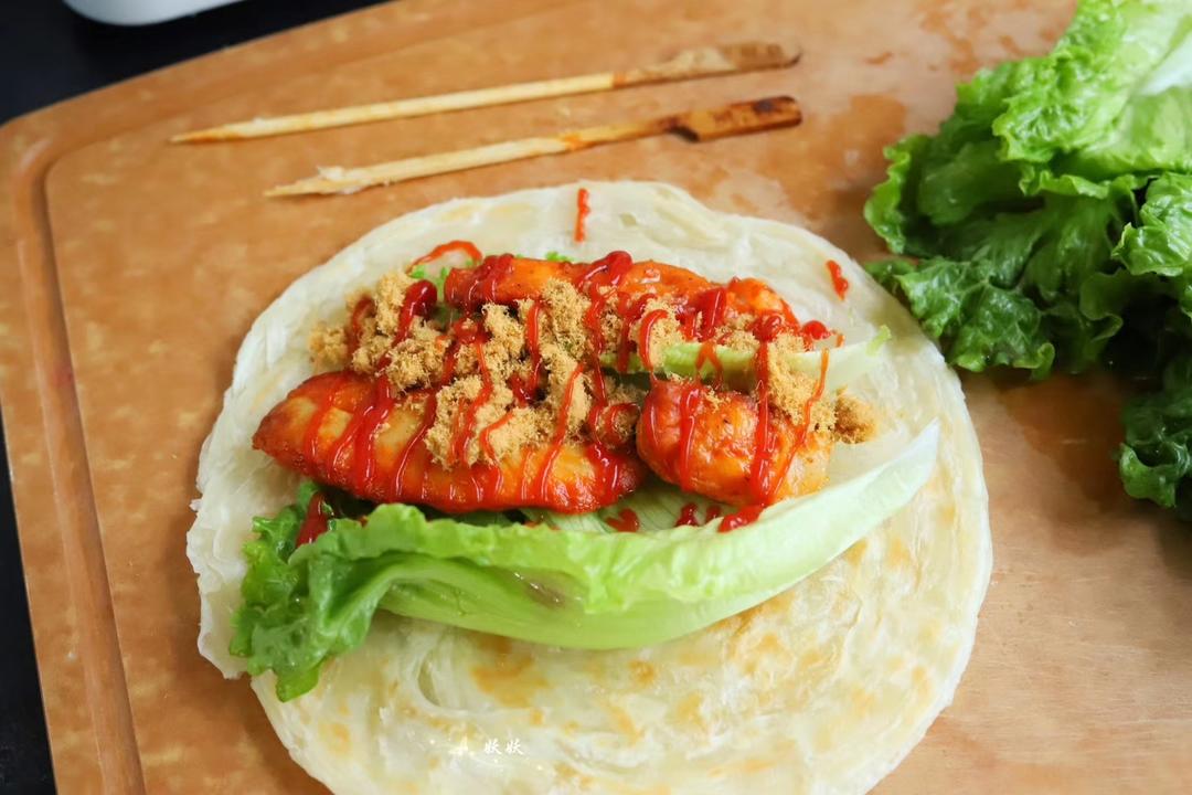 小吃街的手抓饼