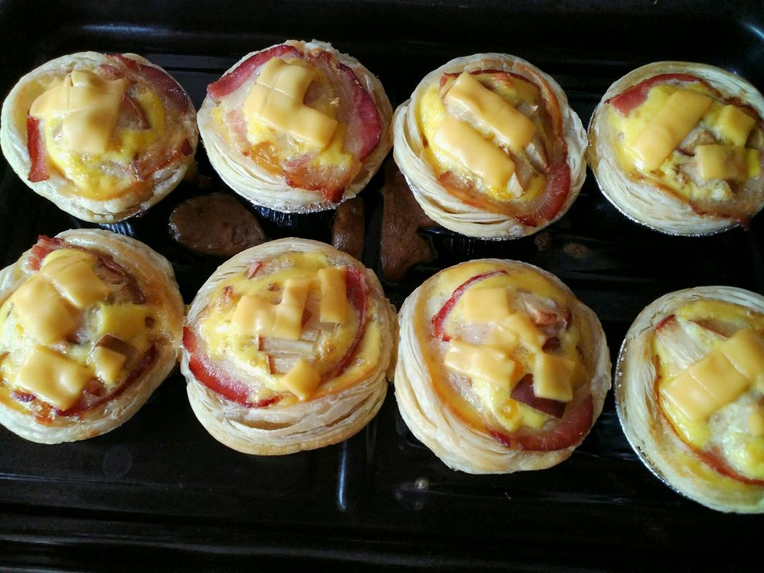 培根脆皮蛋挞