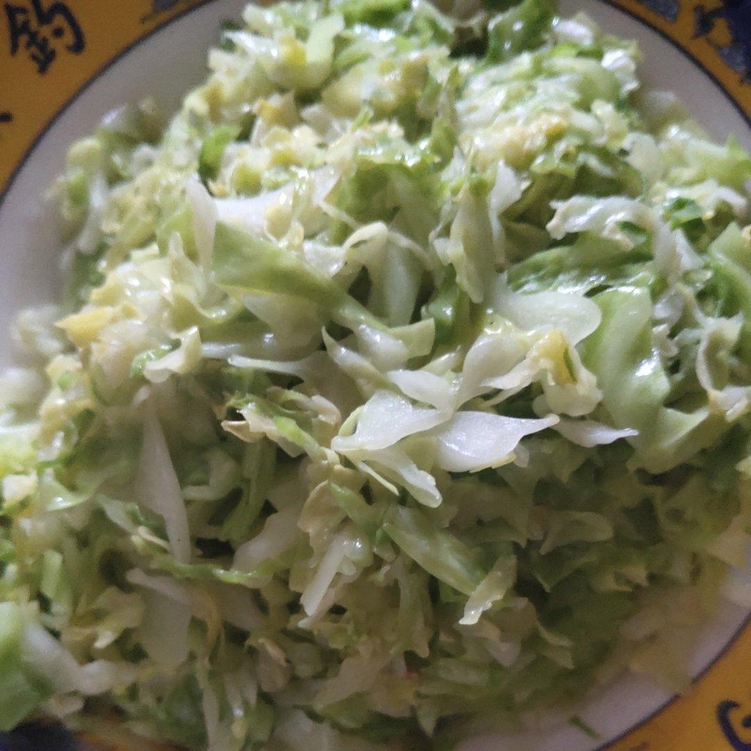 花椒油炒圆白菜