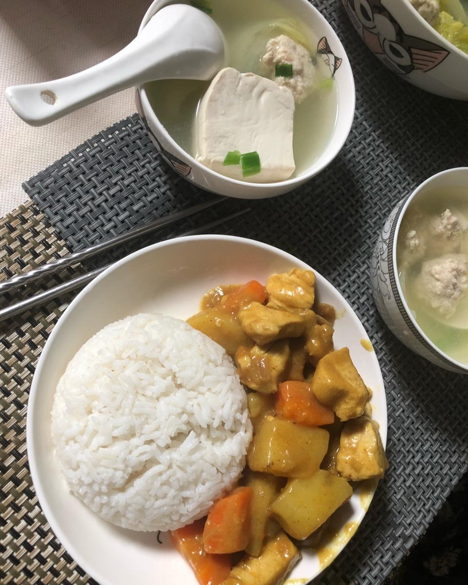 咖喱土豆鸡块