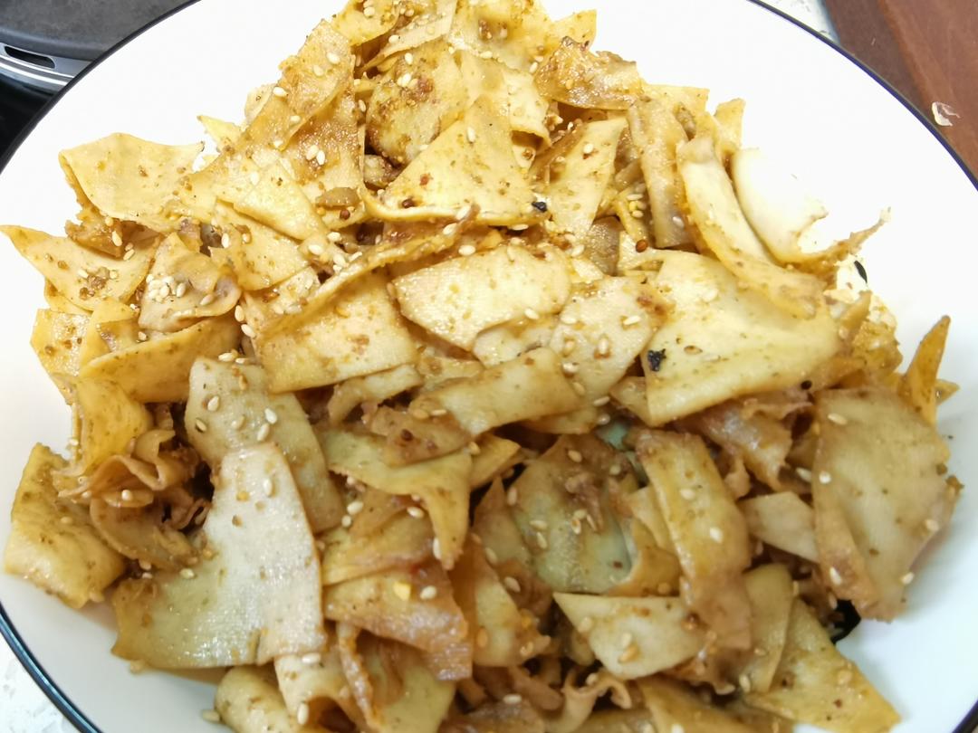 烧烤味的干豆腐/千张/豆皮