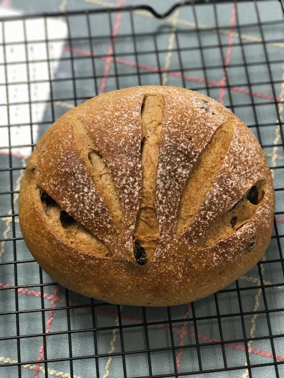 红茶葡萄干（仿原麦山丘/汤种）Earl Grey flavored bread filled with raisins