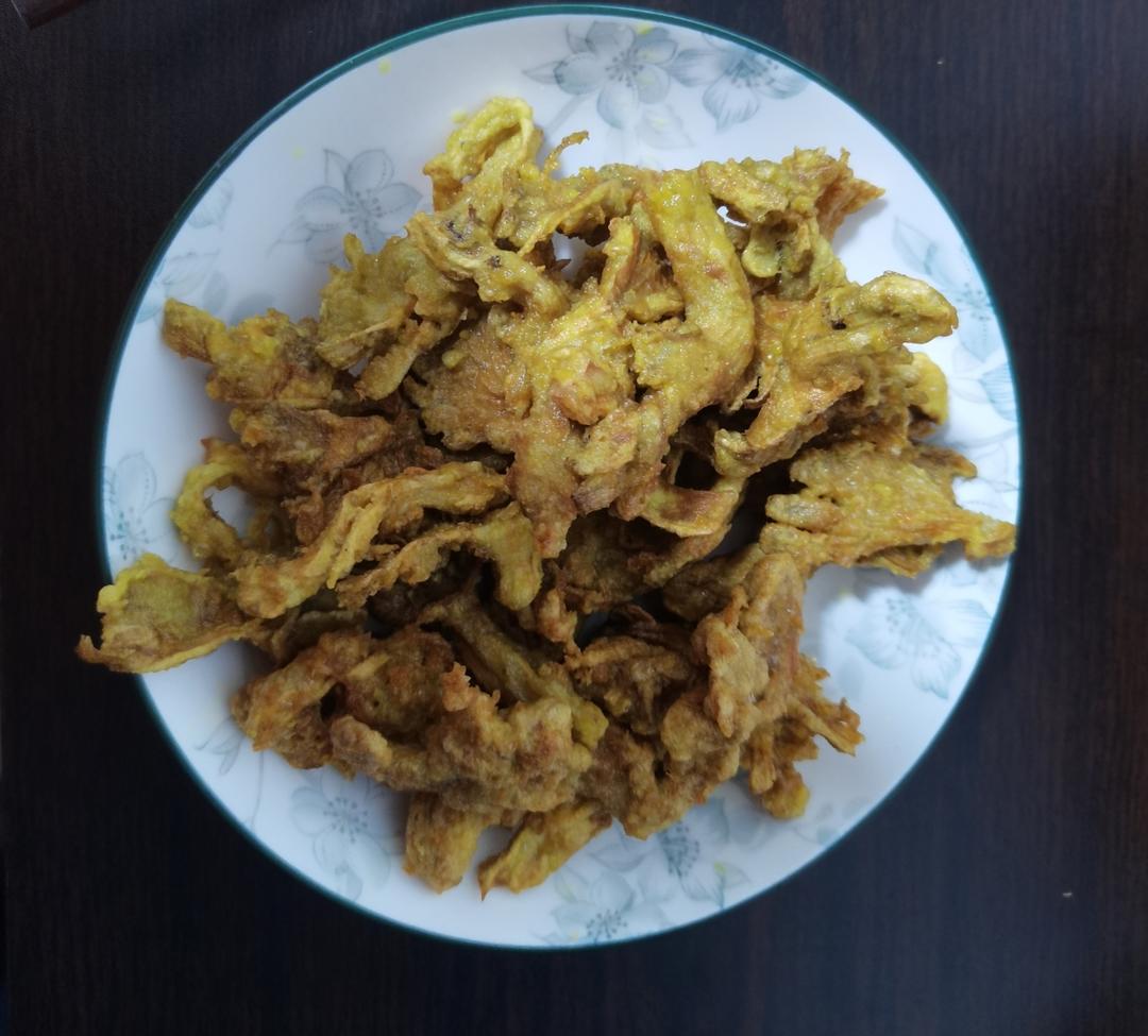 酥脆炸平菇