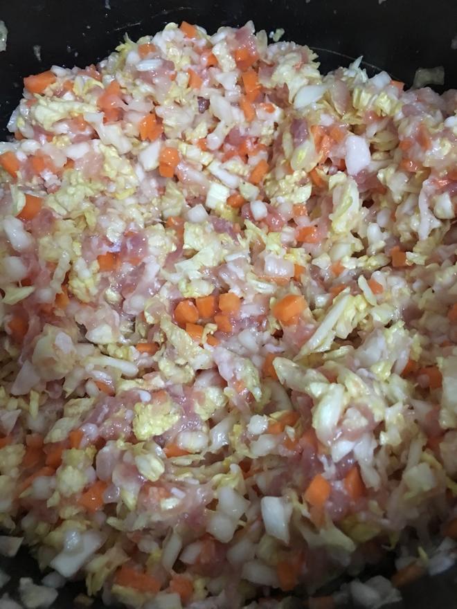 白菜胡萝卜猪肉饺的做法