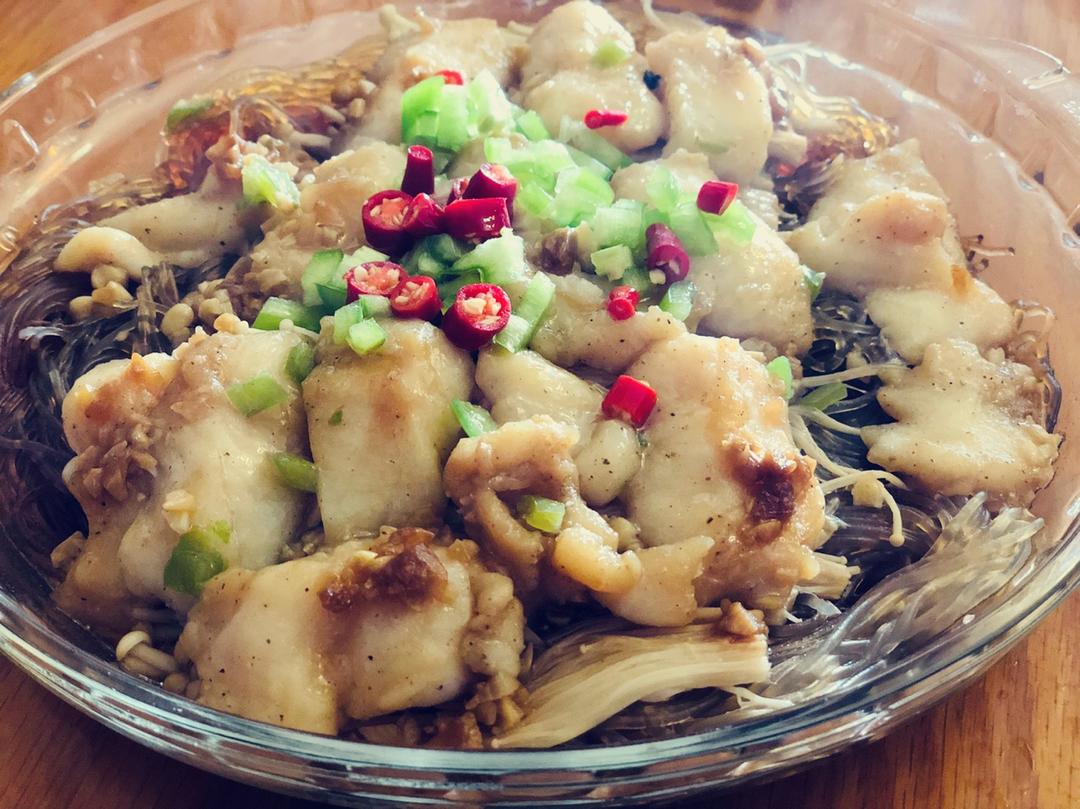 🔥吃不胖❗️蒜蓉粉丝龙利鱼❗️