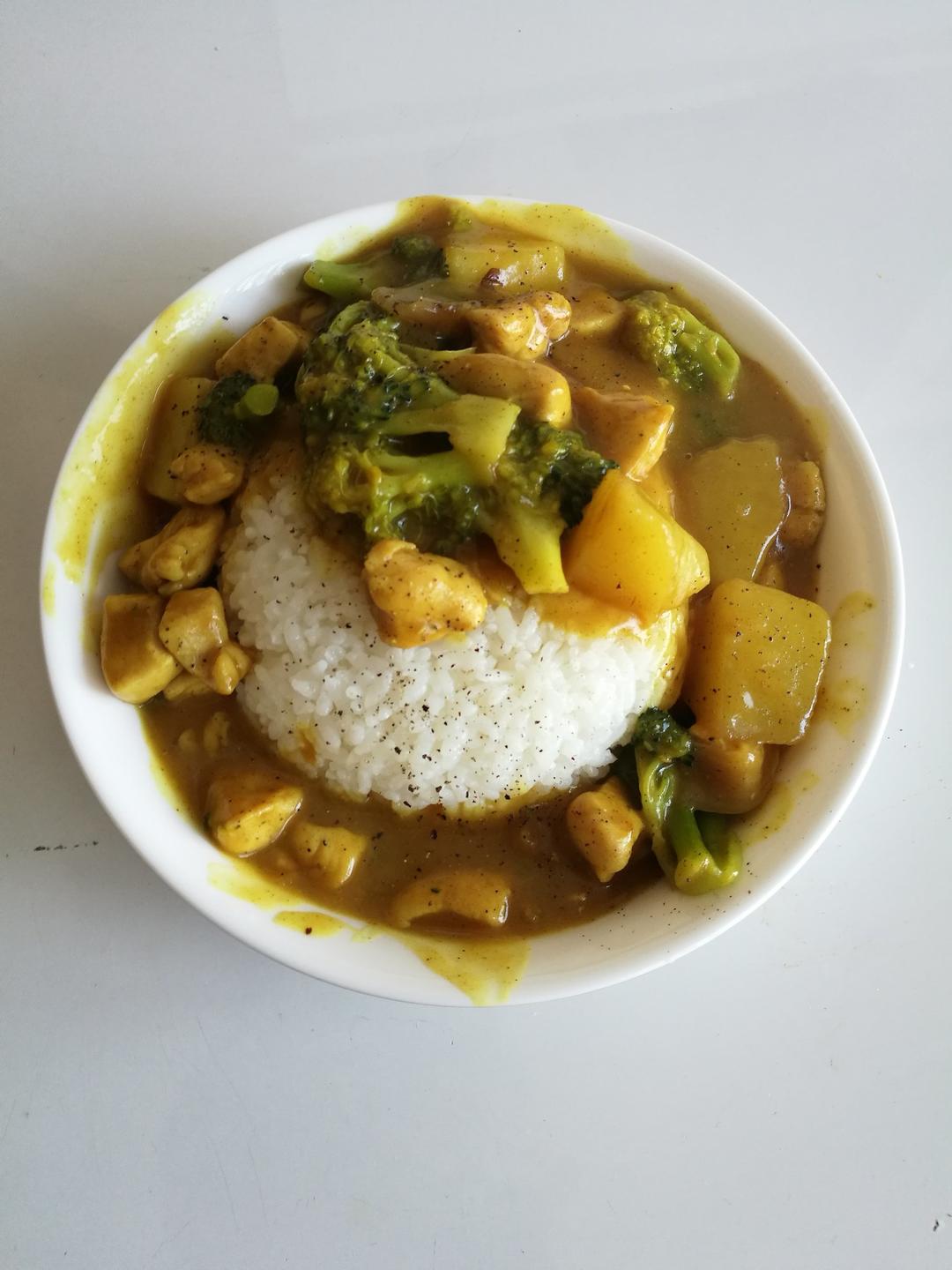 咖喱鸡肉饭