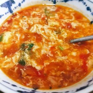一碗好喝的西红柿鸡蛋汤的做法 步骤3