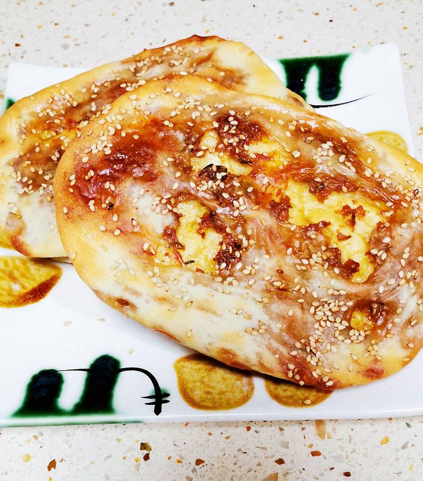 👩‍🍳香喷喷的榨菜鲜肉锅盔～吃一次忘不了💁🏻‍♀️