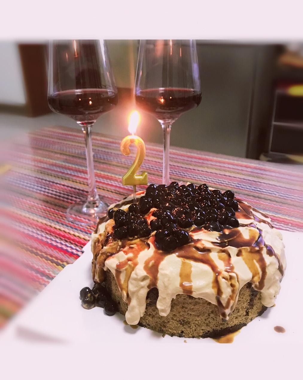 黑糖珍珠爆浆蛋糕