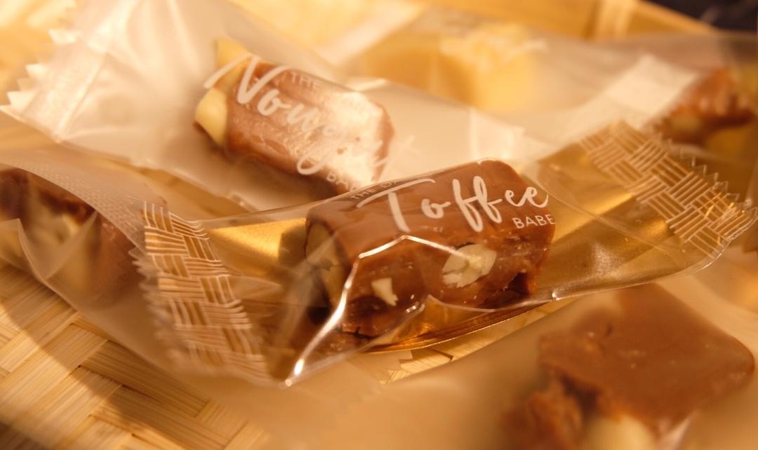 杏仁海盐/咖啡太妃硬糖-不粘牙