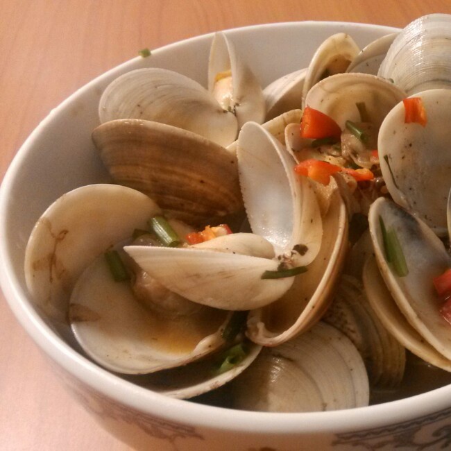 酒蒸蛤蜊