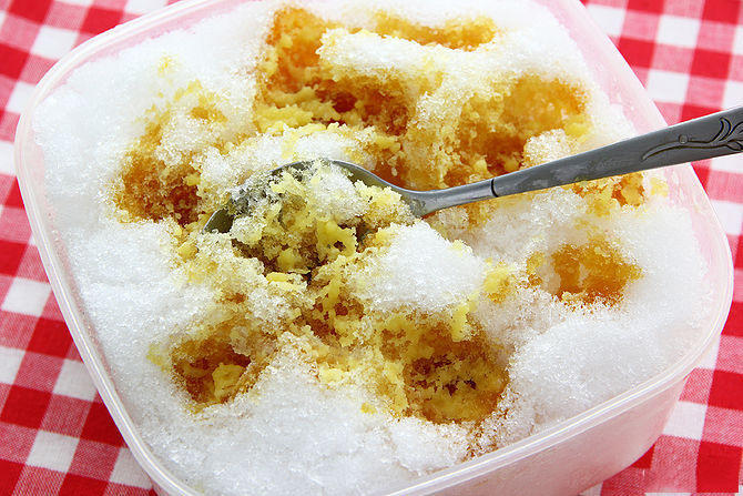 糖果从雪冰沙的做法