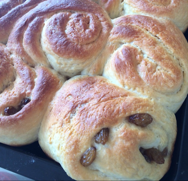 蜂蜜红提牛奶小面包