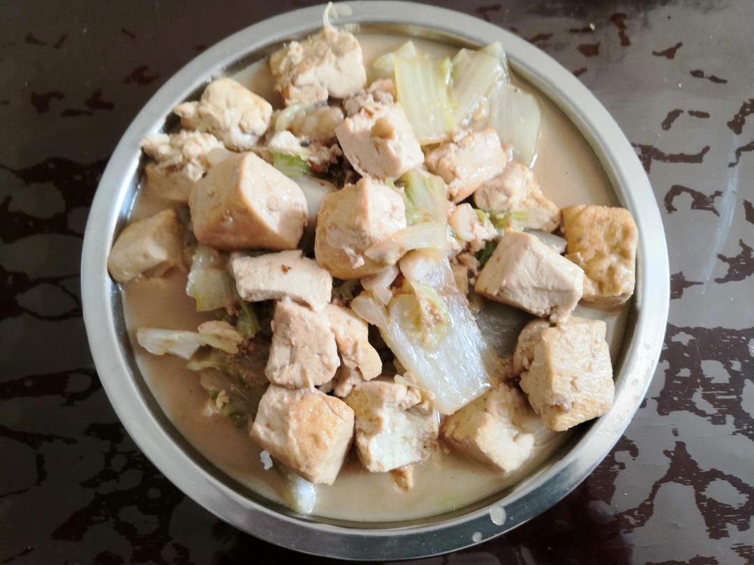 白菜炖豆腐