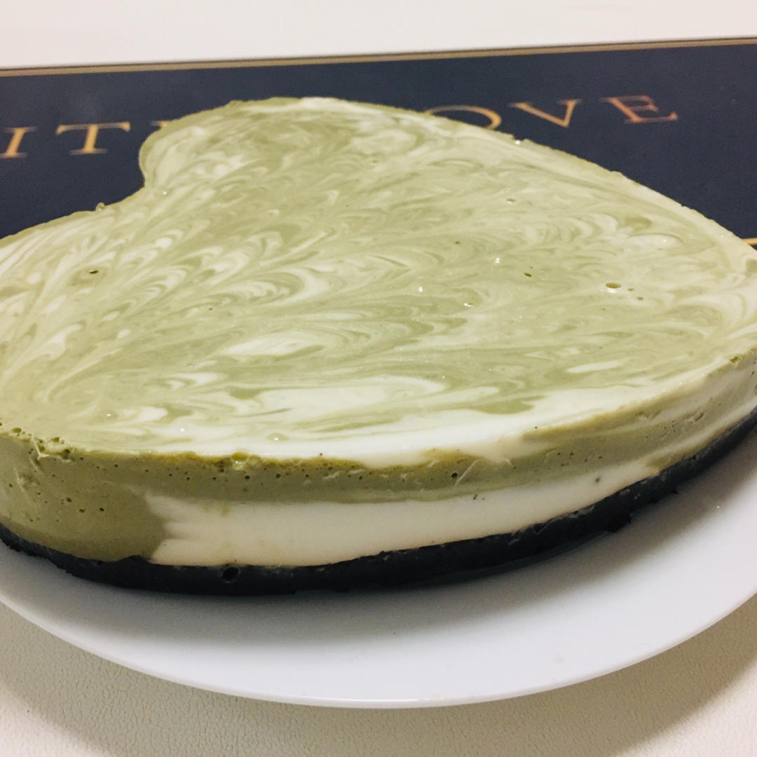 无需烤箱❗️零失败❗️抹茶大理石慕斯❗️入口即化