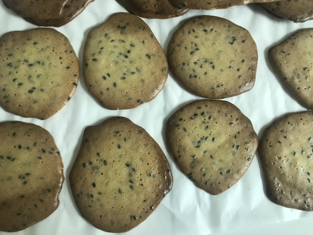 黑芝麻小饼干