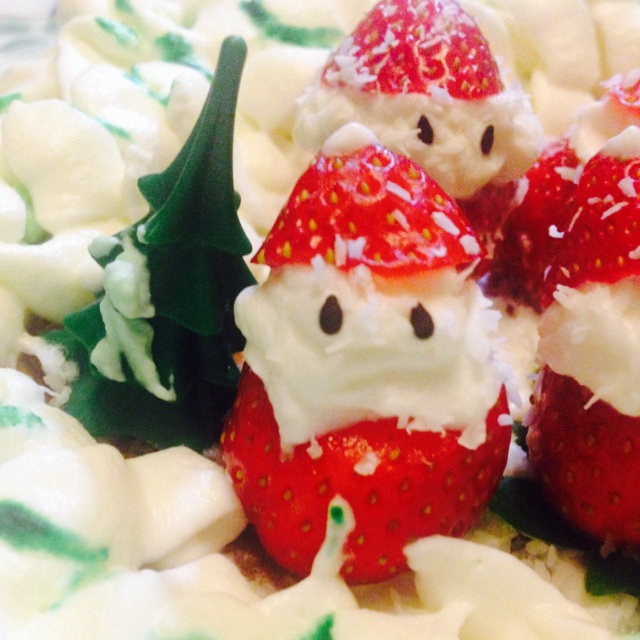 圣诞呆萌裸蛋糕