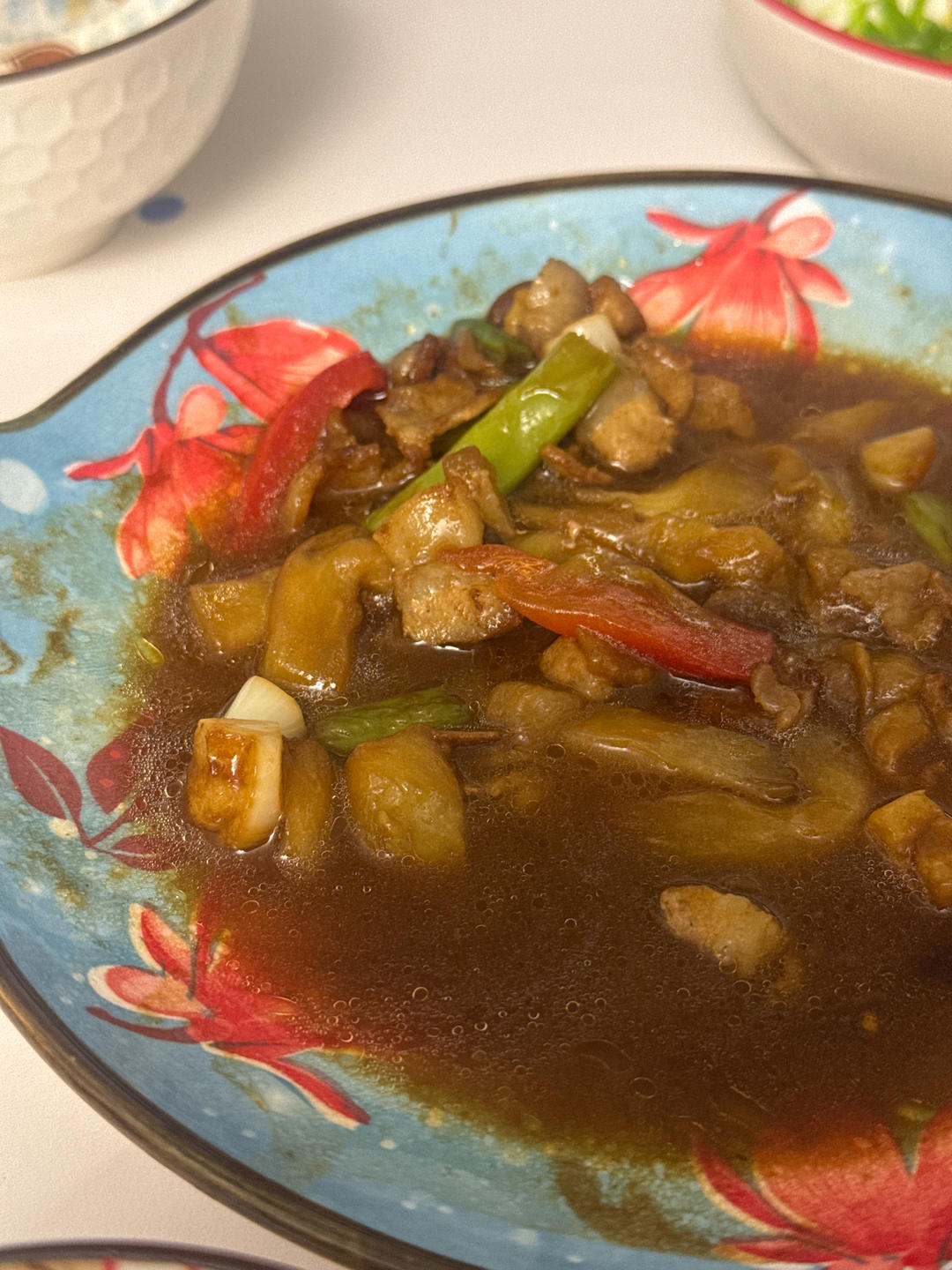 豆角烧茄子