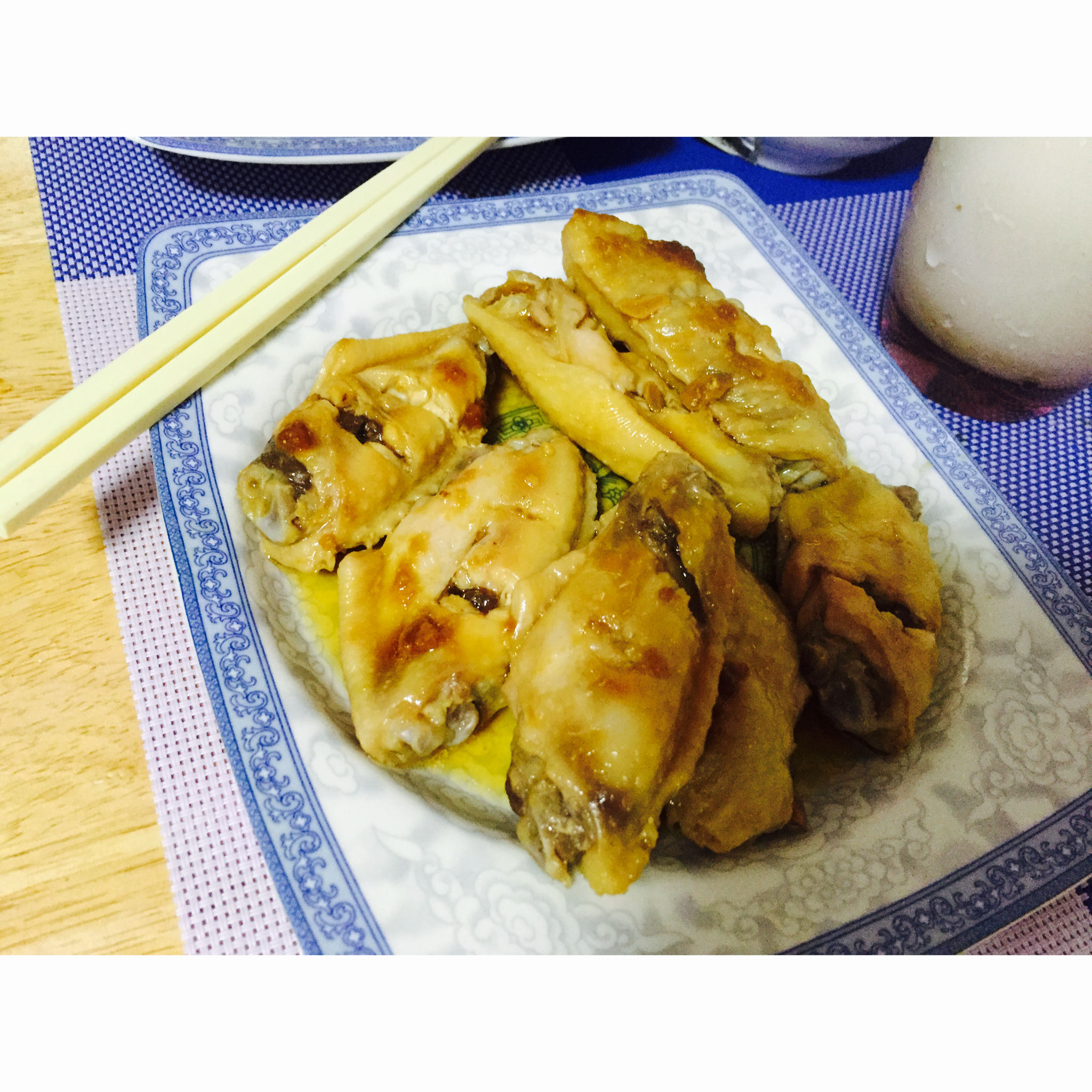 豆瓣酱蒸鸡翅