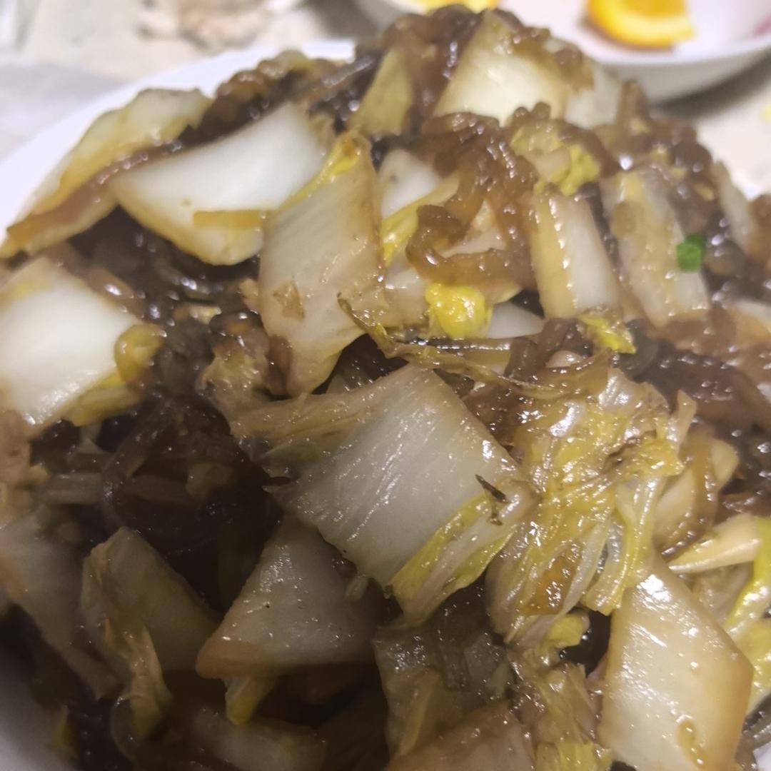 娃娃菜炖粉条