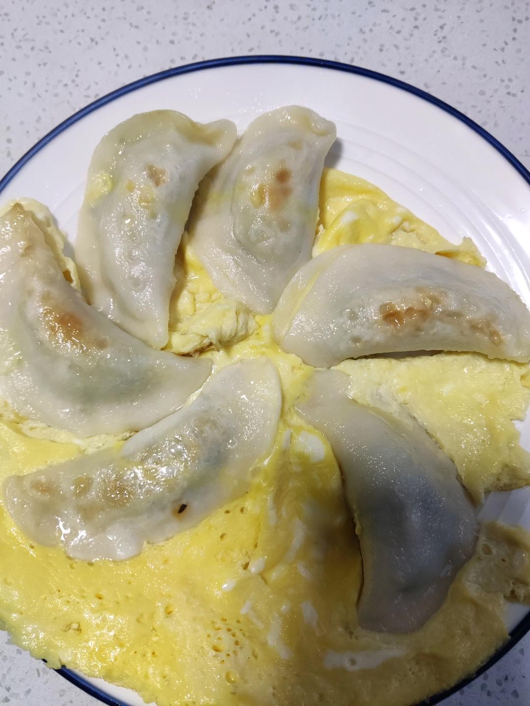 懒人快手抱蛋煎饺