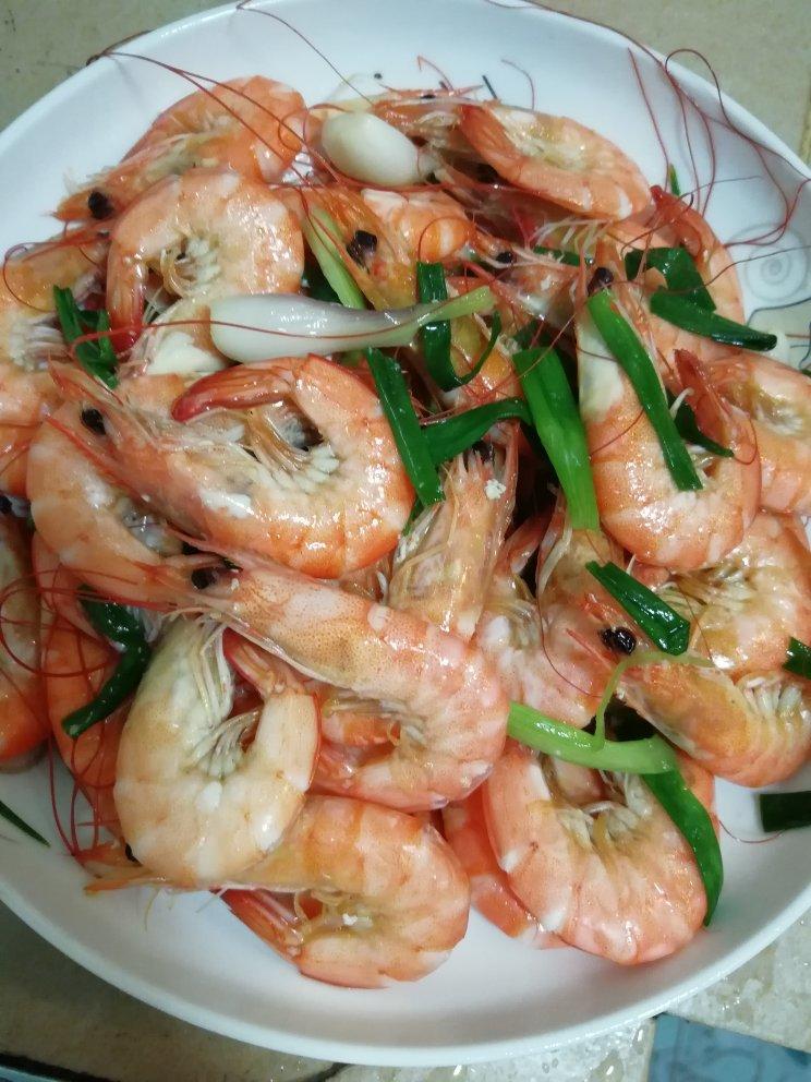 姜葱炒基围虾