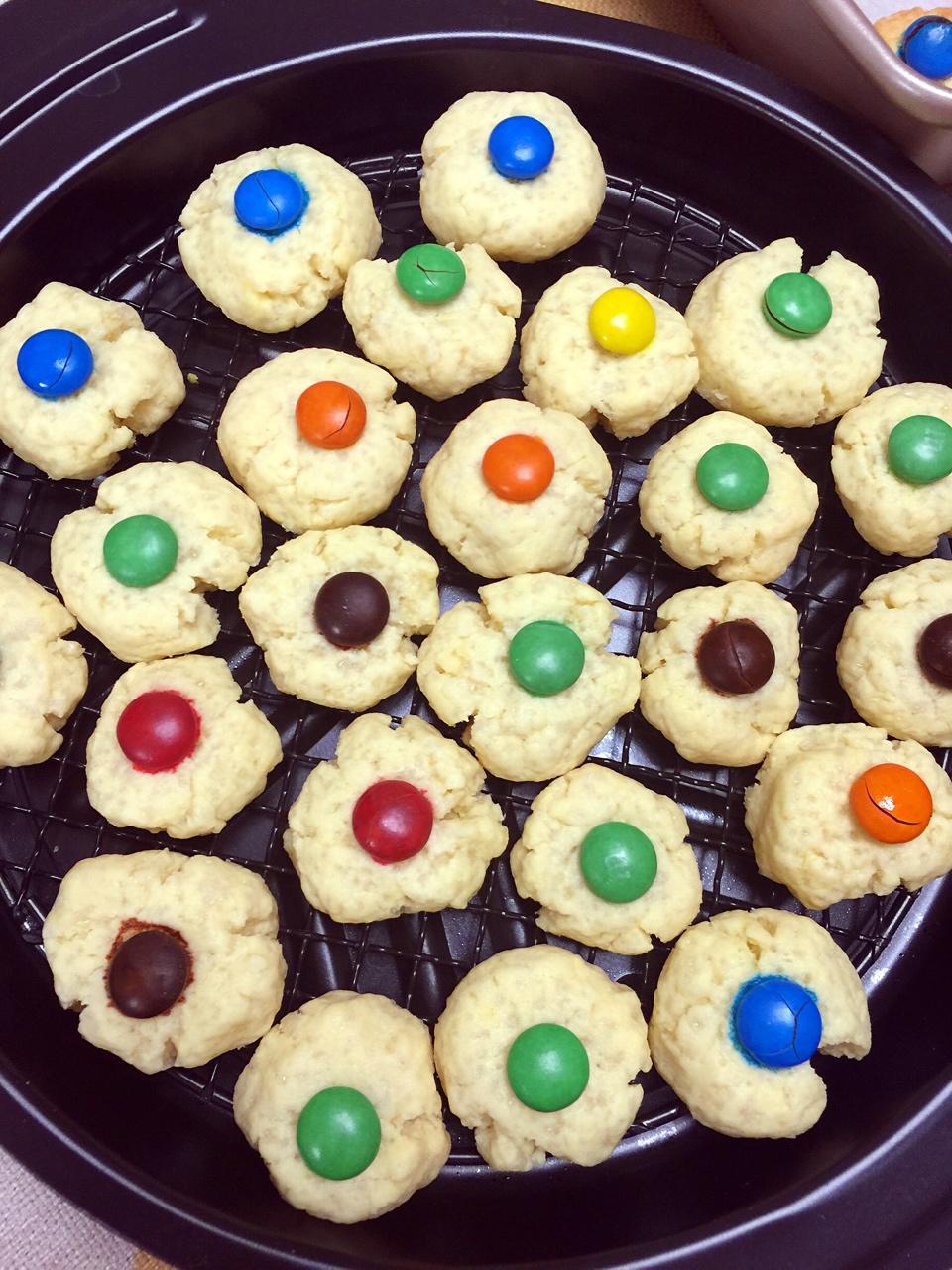 椰子味迷你MM豆曲奇小饼