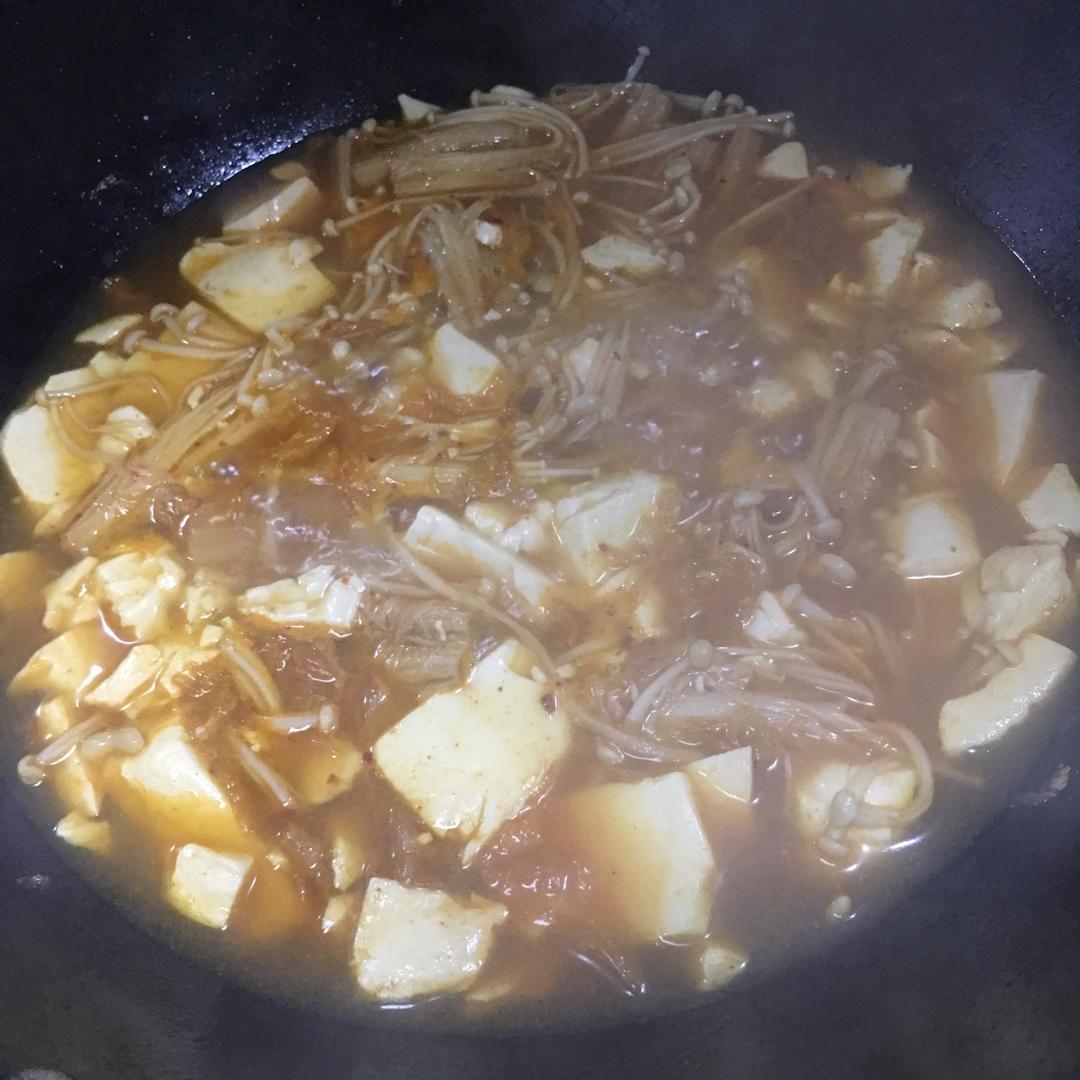 辣白菜豆腐汤
